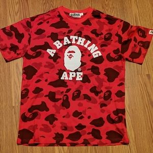 A bathing ape shirt size